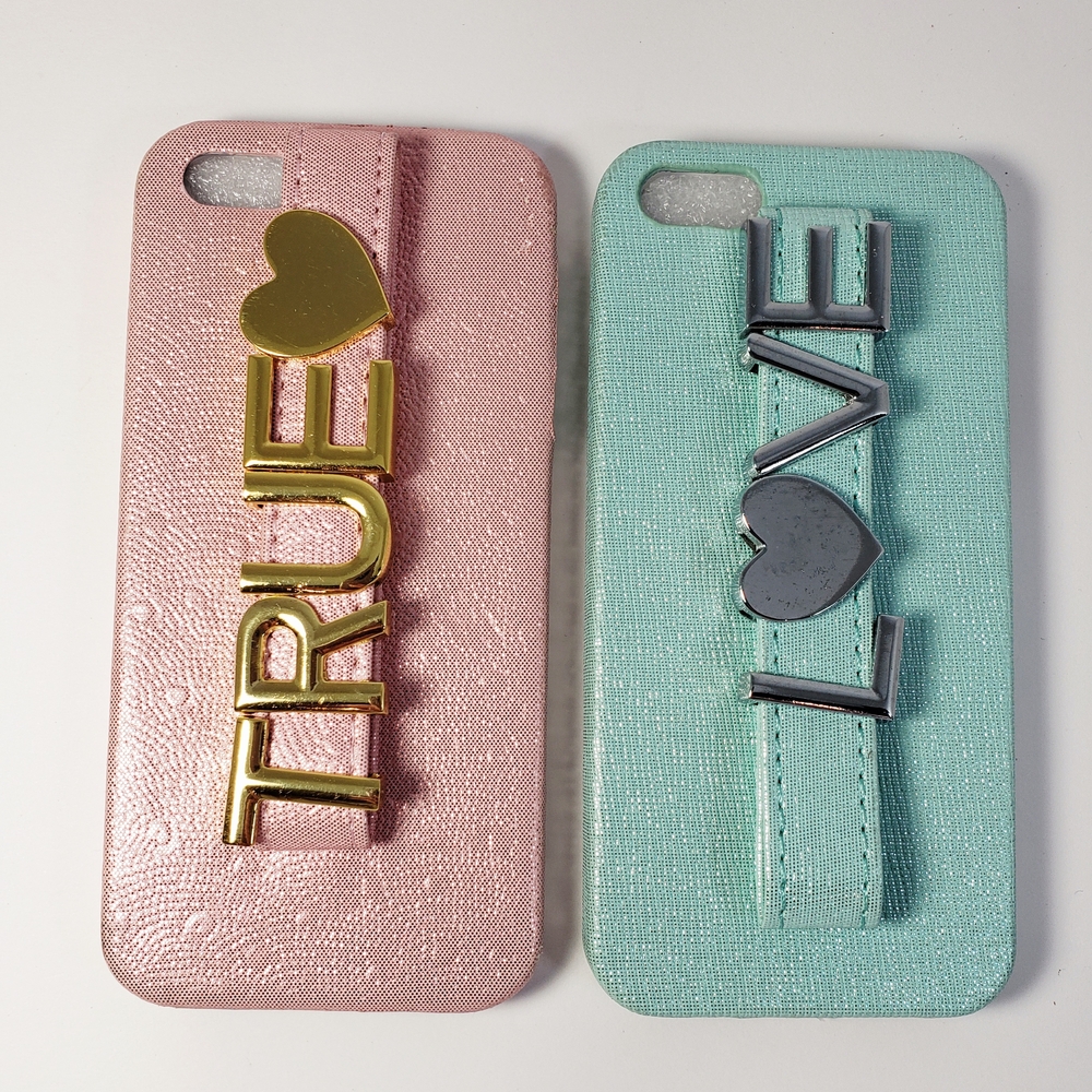 True Love Pink and Blue Phone Cases